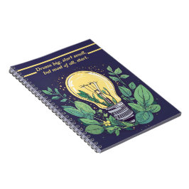 Caderno Espiral Lâmpada em espiral