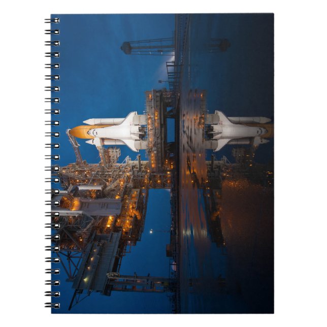 Caderno Espiral Lançamento do Blue Sky for Space Shuttle Atlantis (Frente)