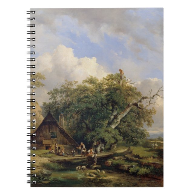 Caderno Espiral Landschaft bei Gutenstein - Dominik Schufried (Frente)