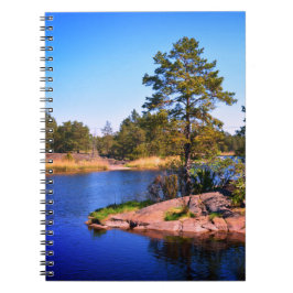Caderno Espiral Landskap sueco,foto