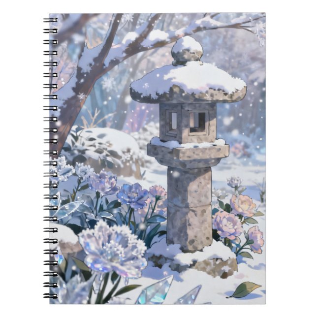 Caderno Espiral Lanterna Jardim de Inverno (Frente)