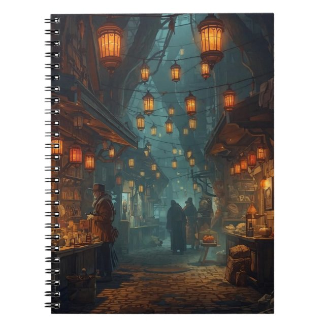 Caderno Espiral Lanterns of the Forgotten Alley (Frente)