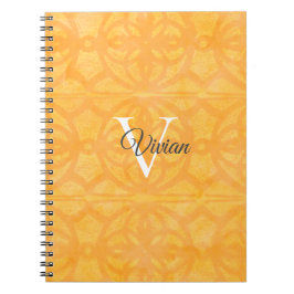 Caderno Espiral Laranja