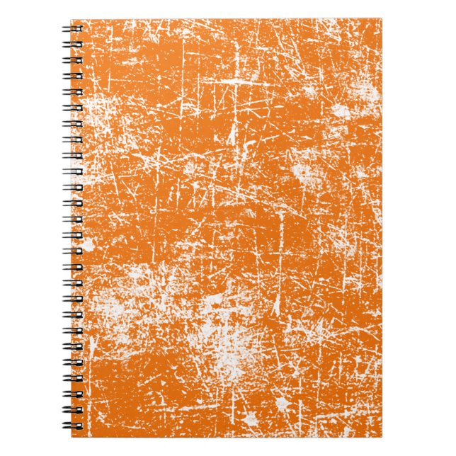 Caderno Espiral Laranja Distante (Frente)