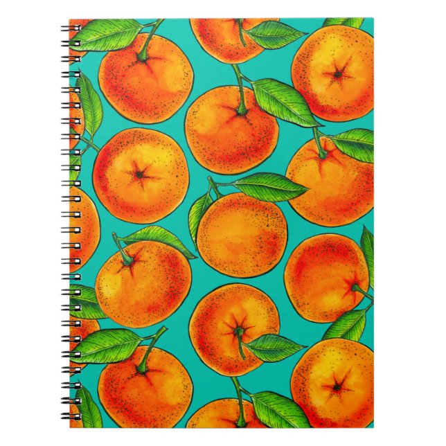 Caderno Espiral Laranjas (Frente)