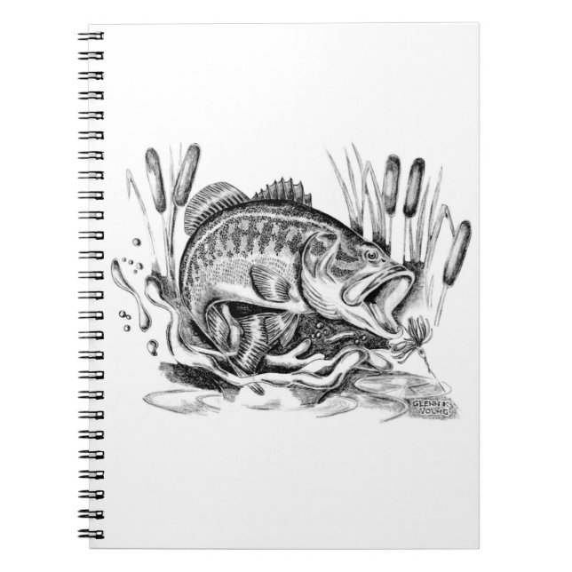 Caderno Espiral Largemouth Bass (Frente)