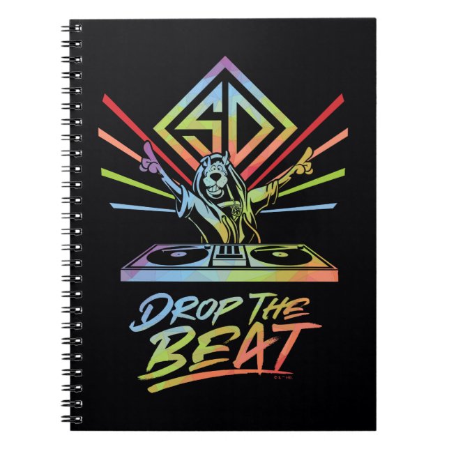 Caderno Espiral Largue a batida: DJ Scooby-Doo (Frente)