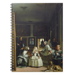 Caderno Espiral Las Meninas ou família de Philip IV, c.1656