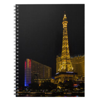 Caderno Espiral Las Vegas à noite