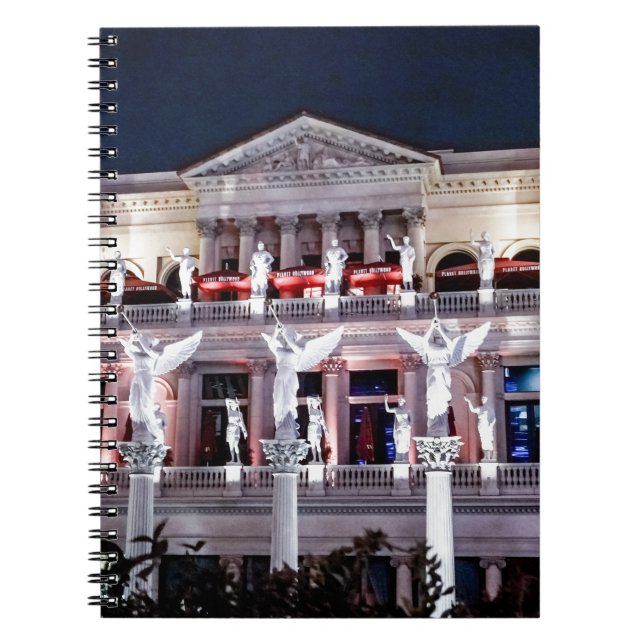 Caderno Espiral Las Vegas Caesars Palace Forum Architecture Nevada (Frente)