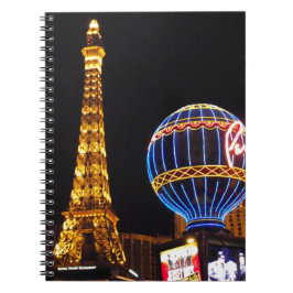 Caderno Espiral Las Vegas Las Vegas City Iluminou Night Casino