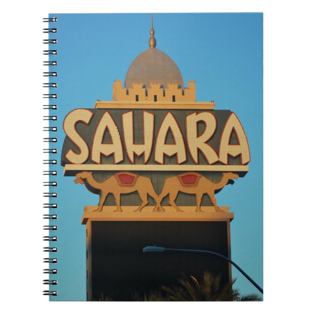 Caderno Espiral Las Vegas Sahara Casino Landmark Architecture (Frente)