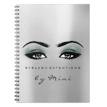 Lashes Extension Eyes Makeup Artist Cinza Teal