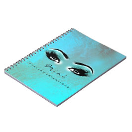 Caderno Espiral Lashes Extension Olhos Maquiagem Artista Oceano Br