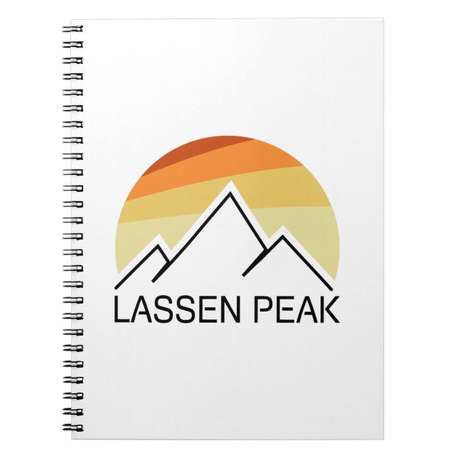 Caderno Espiral Lassen Peak California Retro (Frente)