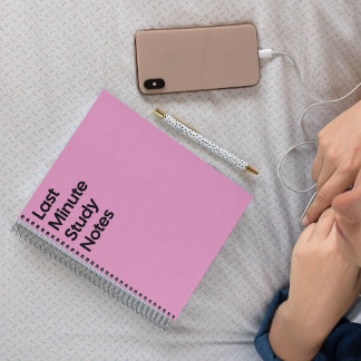 Caderno Espiral Last Minute Study Notebook