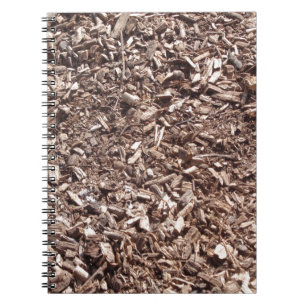 Caderno Espiral Latido de árvores, natureza, castanho
