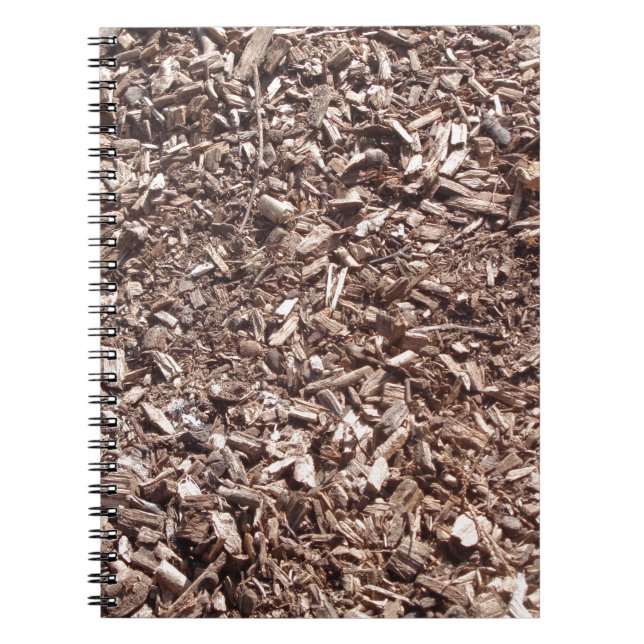 Caderno Espiral Latido de árvores, natureza, castanho (Frente)