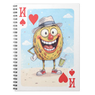 Caderno Espiral Laugh Deck