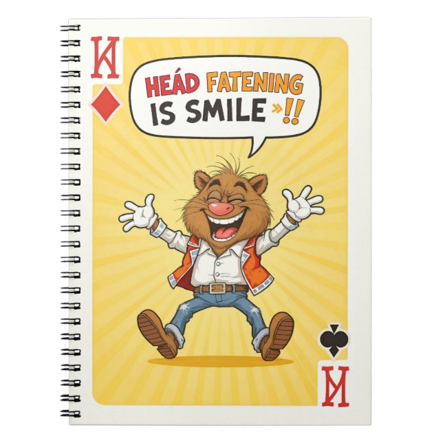 Caderno Espiral Laugh Deck (Frente)