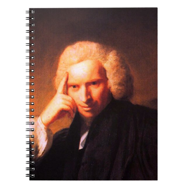 Caderno Espiral Laurence Sterne (pintura de Sir Joshua Reynolds) (Frente)