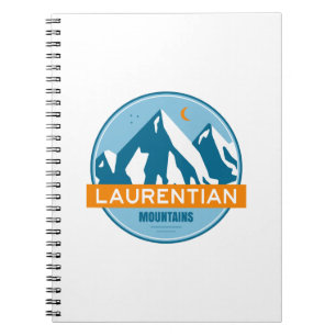 Caderno Espiral Laurentian Mountain Quebec Canadá