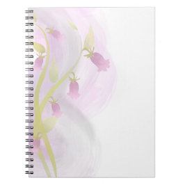 Caderno Espiral Lavagem de Aquarela Rosa Pálida