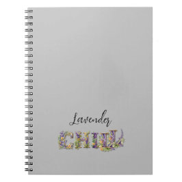 Caderno Espiral Lavanda Chill