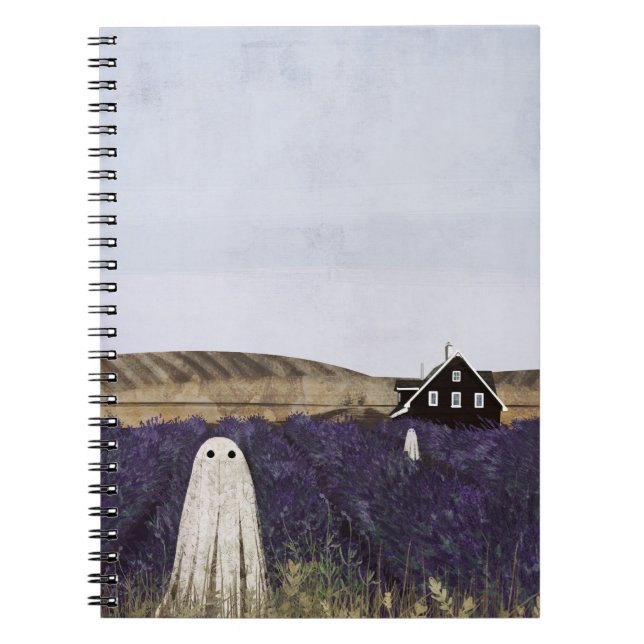 Caderno Espiral Lavanda Fantasma (Frente)