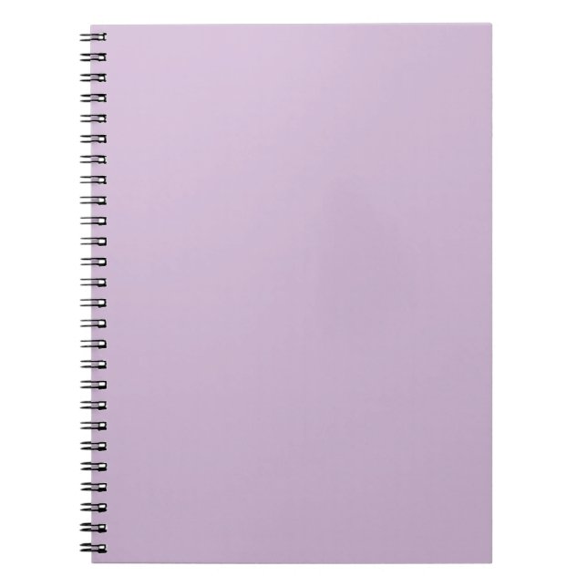Caderno Espiral Lavanda sólida (Frente)