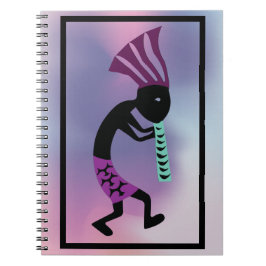 Caderno Espiral Lavandas do notebook Kokopelli