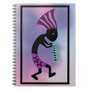 Caderno Espiral Lavandas do notebook Kokopelli