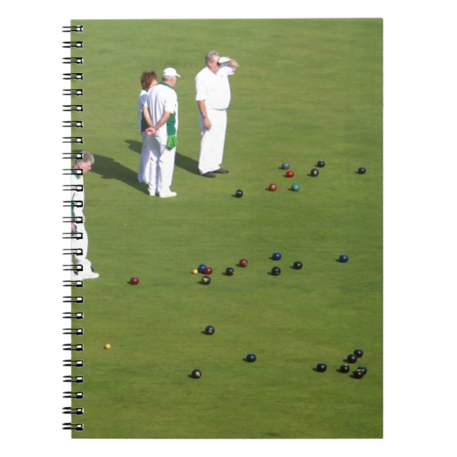Caderno Espiral Lawn Bowls Inglaterra (Frente)