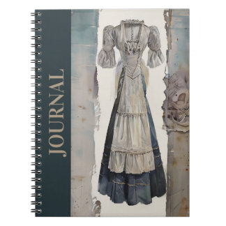 Caderno Espiral LBD de Elegância Moderna Pad Pequeno Vestido Preto