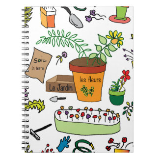 Caderno Espiral Le Jardin (O Jardim)