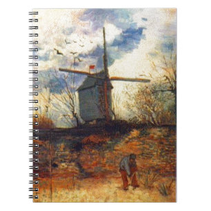 Caderno Espiral Le Moulin de la Galette Van Gogh