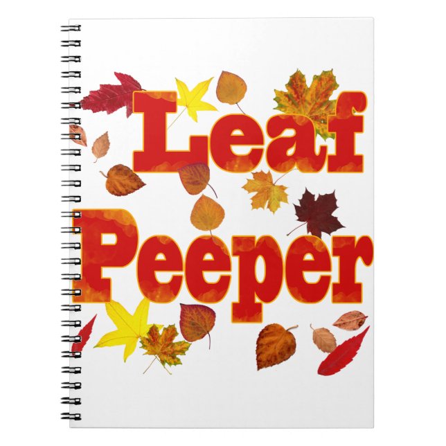 Caderno Espiral Leaf Peeper (Frente)