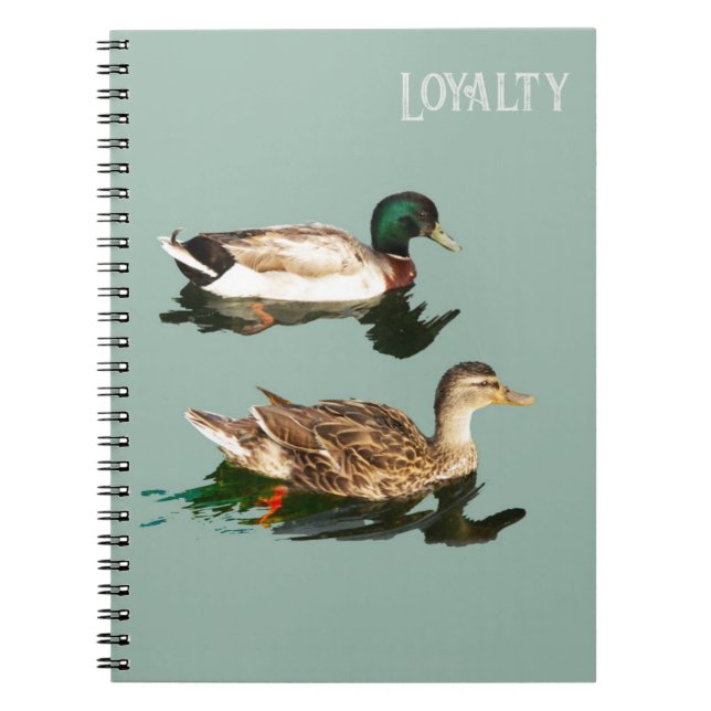 Caderno Espiral Lealdade dos patos (Frente)