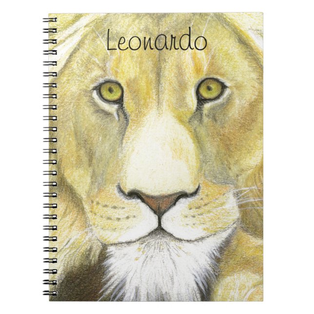 Caderno Espiral Leão (Frente)