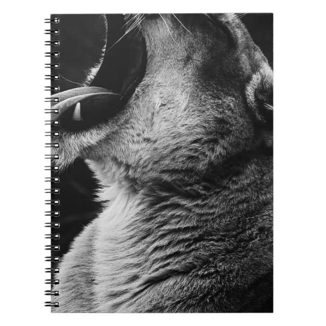 Caderno Espiral leão (Frente)