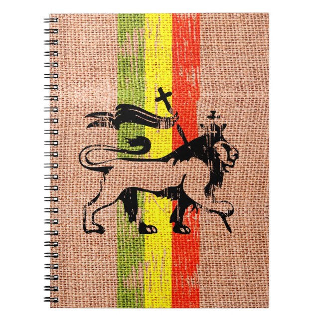 Caderno Espiral Leão da reggae (Frente)