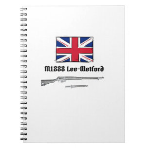 Caderno Espiral Lee Metford P1888 Rifle British