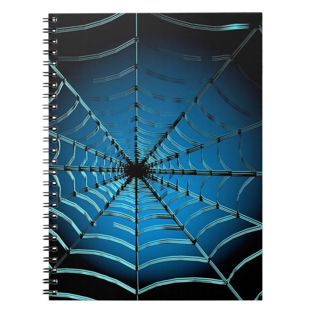 Caderno Espiral Legal aranha azul (Frente)