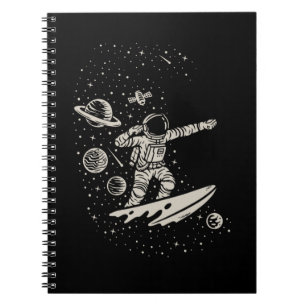 Caderno Espiral Legal astronauta planetas espaciais Cosmonauta