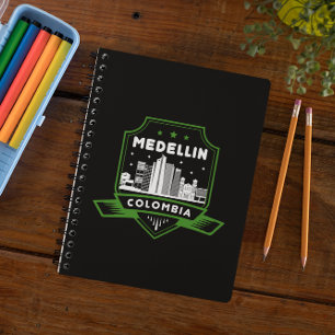 Caderno Espiral Legal Medellin Colombia - Viagem Skyline
