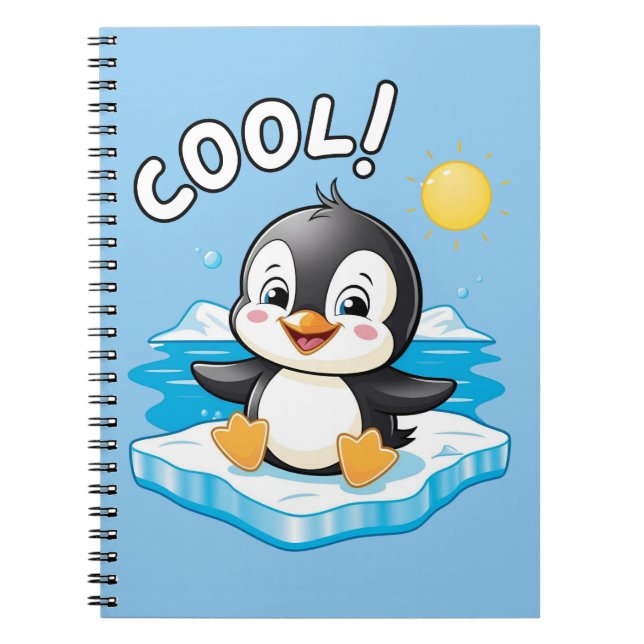 Caderno Espiral Legal! ,  Pinguim (Frente)