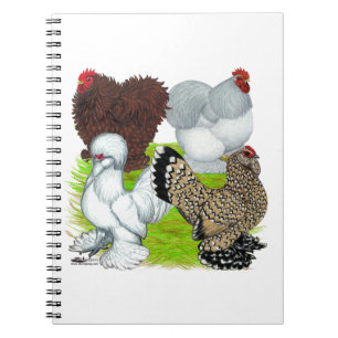 Caderno Espiral Legenda de Bantams Feather