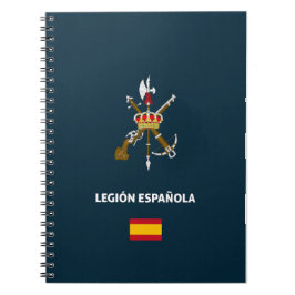 Caderno Espiral Legion Española capa de telefone do passaporte