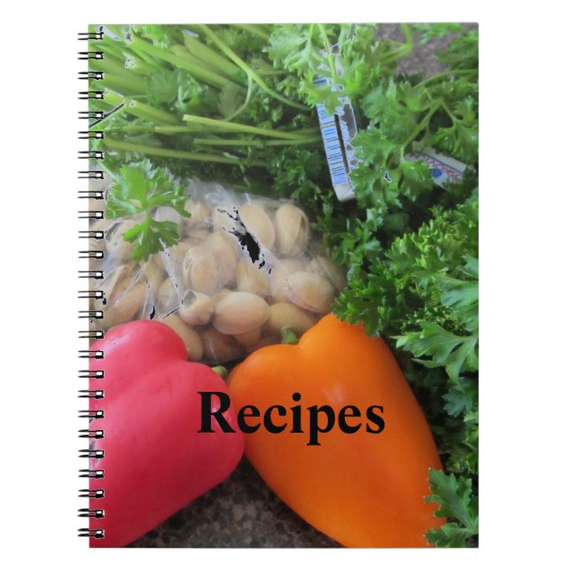 Caderno Espiral Legumes Frescos (Frente)