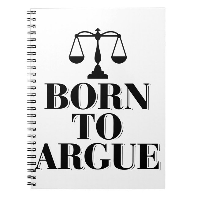 Caderno Espiral Lei de Advogado | Jurista-Juiz Study Gift Ideas (Frente)